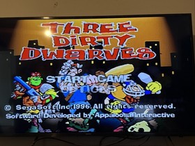 Three Dirty Dwarves (Sega Saturn, 1996) DISC ONLY
