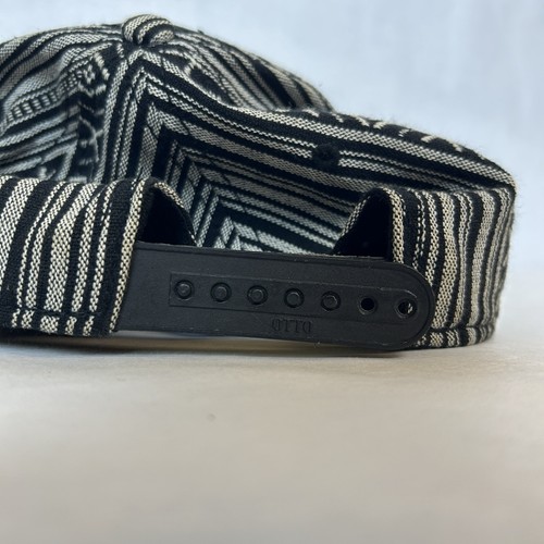 Otto 3030 Pro Baseball Cap Mens Black White Tribal Print Snapback Adjustable - Picture 13 of 13