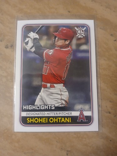 2020 Topps Big League Shohei Ohtani Highlights (Free Shipping)
