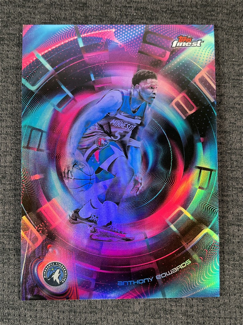 2025-26 Topps Finest Basketball Anthony Edwards Pulse Refractor Case Hit SSP