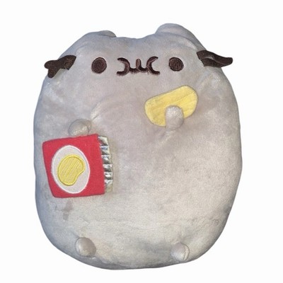GUND 4058948 Pusheen die Katze Kartoffelchips Chips Plüsch Kätzchen weiches Kuscheltier B8