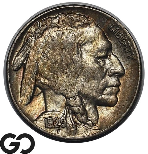 1929 Buffalo Nickel, Nice Gem BU++