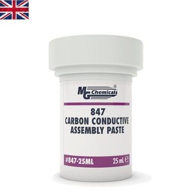 847 Carbon Leitfähige Montagepaste, 25 ml Glas - Hochtemperatur, Korrosionsschutz So...