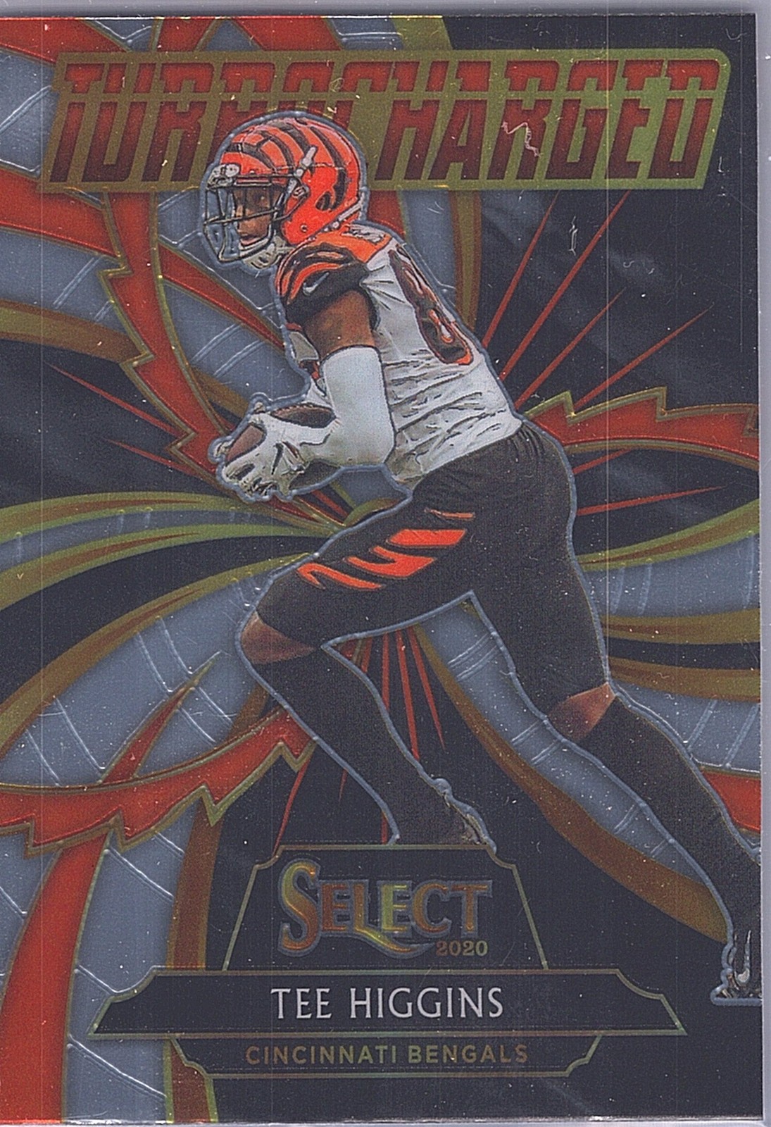 2020 Panini Select #T23 Tee Higgins Turbocharged