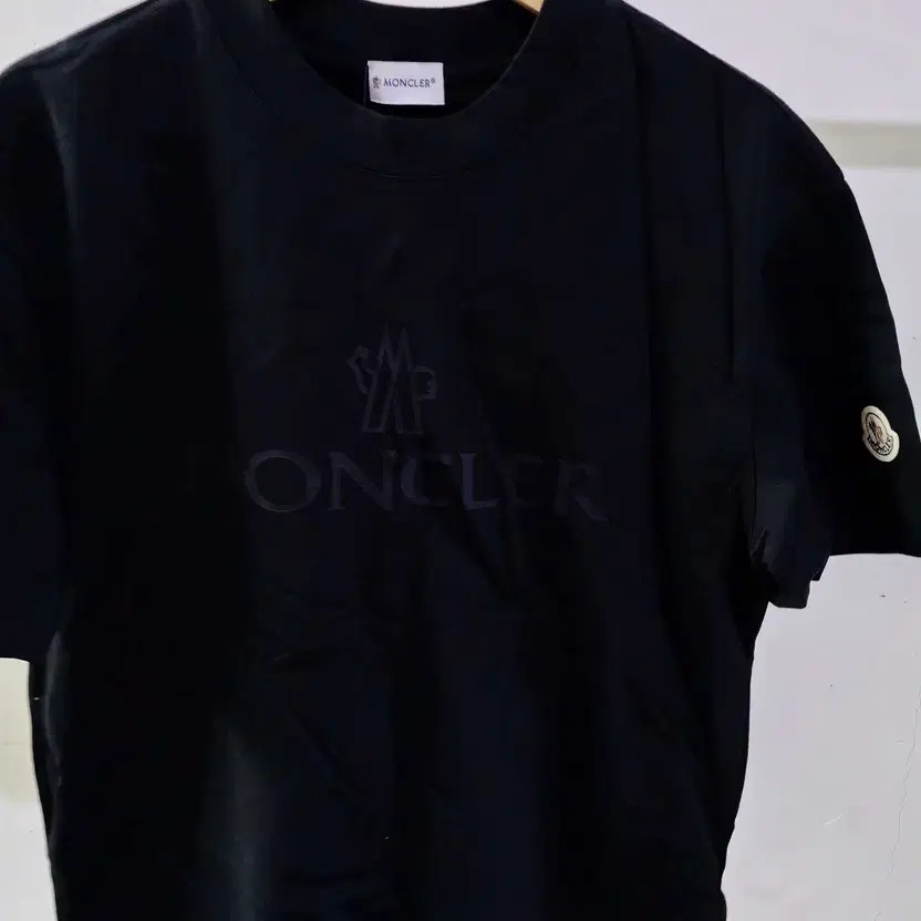 Moncler Women's S Short Sleeve Big Logo T-Shirt, S Size thumbnail 2