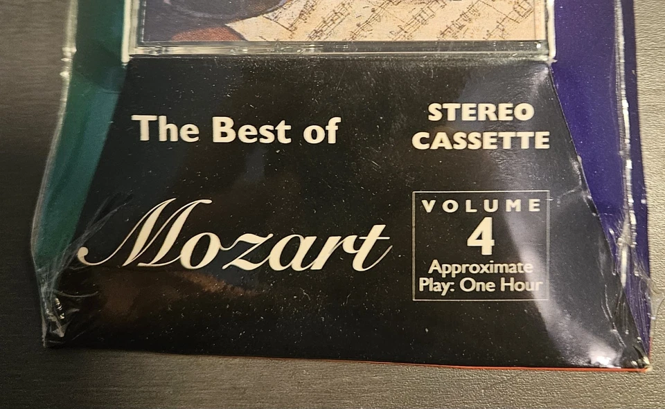 Vtg 1972 The Best Of Mozart Cassette Tape Listener's Choice Vol. 4 Sealed New - Image 4 of 4