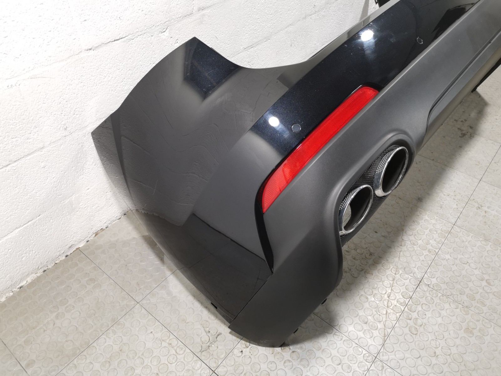 Maserati Levante S AWD 2017 Rear Complete Full Bumper Cover Black Color OEM