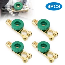 4Pcs 6-24V Universal Battery Cut Off Switch Terminal Disconnect Isolator for Car