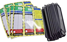 Ladder Inspection Tags - 10 x Holders 10 Inspection Inserts 5 x Precheck List