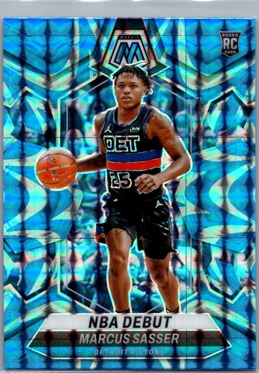 2023-24 Panini Mosaic Marcus Sasser Blue Reactive #264