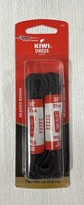KIWI Dress Braided Brown Shoe Laces 36" 2 Pair Per Pack Brand New 1254