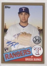 2020 Topps 1985 Topps Baseball Gold 12/50 Brock Burke #85A-BBE Auto 2k5
