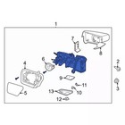 Genuine Ford Mirror Assembly Rear View Outer ML3Z-17682-KA
