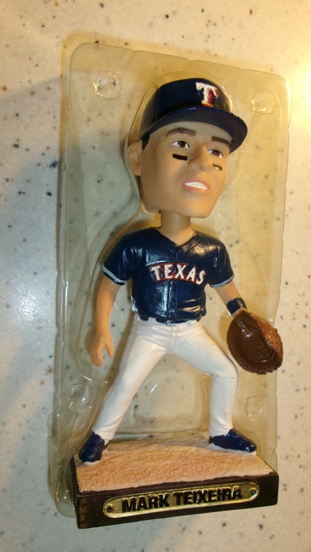 MARK TEXEIRA bobblehead...Texas Rangers...MIP...2006...7"...