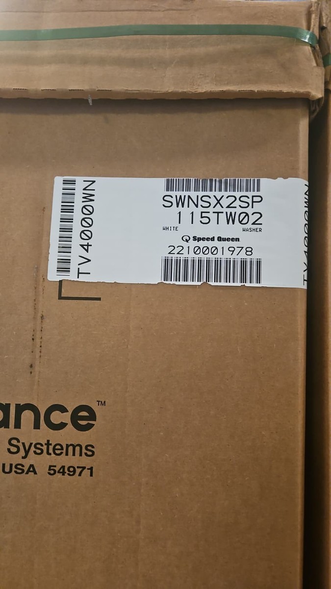 NEW) Speed Queen SWNSX2SP115TW02 Top Load Washer, 14 lbs Capacity