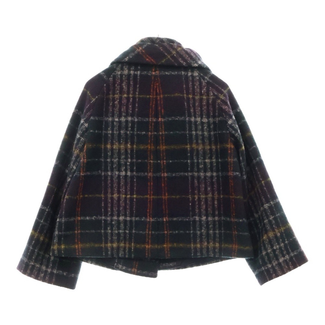 MaxMara Max Mara Studio Flannel Check Short Coat 60861493 MaxMara Max Mara Studio Flannel Check Short Coat 60861493