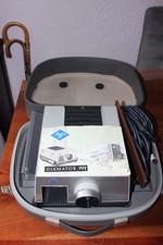 Schöner Agfa Diamator M Diaprojektor vintage mit originalem Tragkoffer
