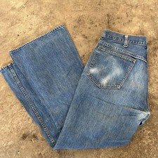 Vintage 70s bellbottoms 29x26 Distressed As Is  Holes Hippie Vtg
