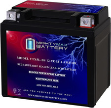 YTX5L-BS 12V 4AH Battery for Honda CRF250F 2003-2016