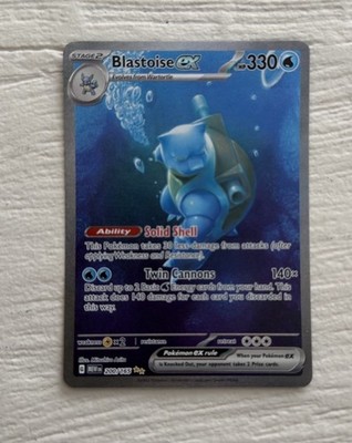 Pokémon Blastoise Ex 330 Stage 2