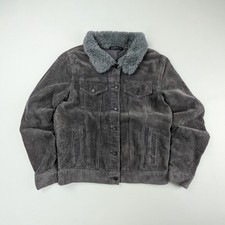 Brandy Melville Damen Vintage Cord Jacke Gr. S 90er Y2K Trucker Urban Cozy