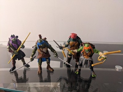 Teenage Mutant Ninja Turtles 2014 Movie authentic action figures 100% complete
