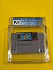 Super Mario World (CGC 9.4 Cart!!!) Super Nintendo SNES not WATA - Toys R Us😊
