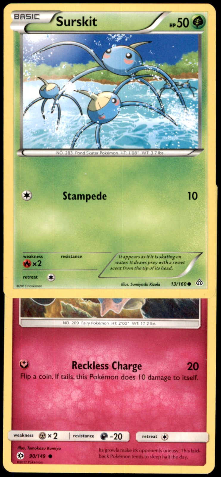 Pokemon - Surskit #13/160 - XY - Primal Clash Common