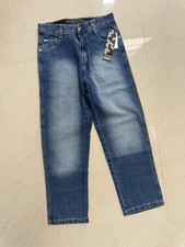 Vtg Southpole Jeans Boys Size 16 28x26 Light Wash Straight Skater Faded Baggy