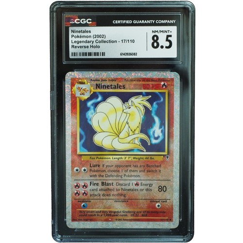Ninetales graded CGC 8.5 for sale on eBay