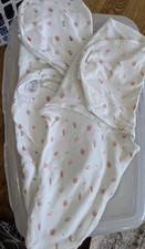 KeaBabies Swaddles Lot Of 2, Newborn Hook And Loop Cotton, Zip Bottom 0-3 Months