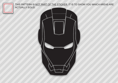 Ironman Sticker Die Cut Decal Self Adhesive Vinyl Iron Man - Picture 1 of 1