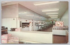 Postcard Home of Old Fashioned Claxton Fruit Cake Bakery Georgia, Posted 1966