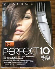 New Clairol Nice'n Easy Perfect 10 Permanent Hair Dye 5A Medium Ash Brown