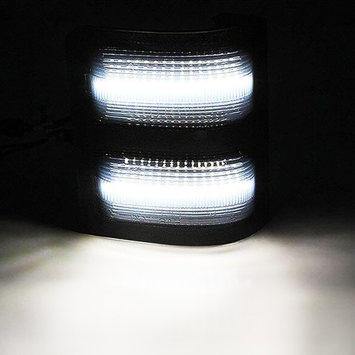 LED Side Mirror Light Amber Dynamic Turn Signal Light & White For Ford F250 F350 - Bild 10 von 16