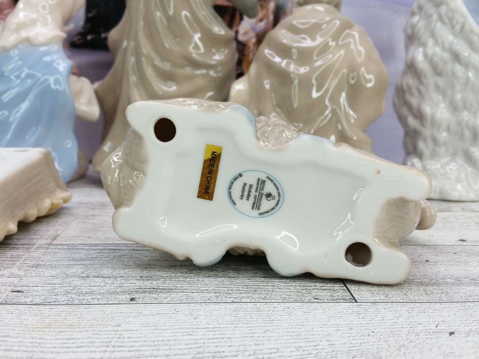 Royal Doulton Christmas Nativity Set 10 Pcs Creche Hand Painted Fine