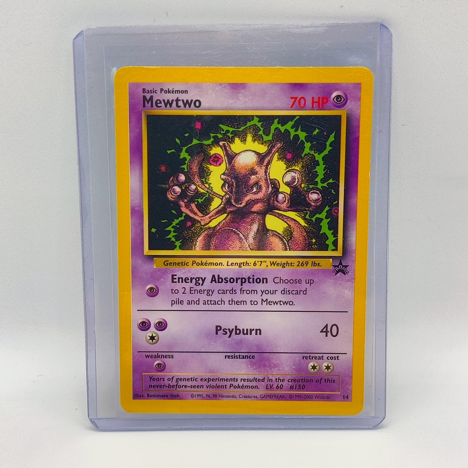 Pokémon TCG Mewtwo Video Promo #14 Pokemon Promos 2000 Near Mint Condition