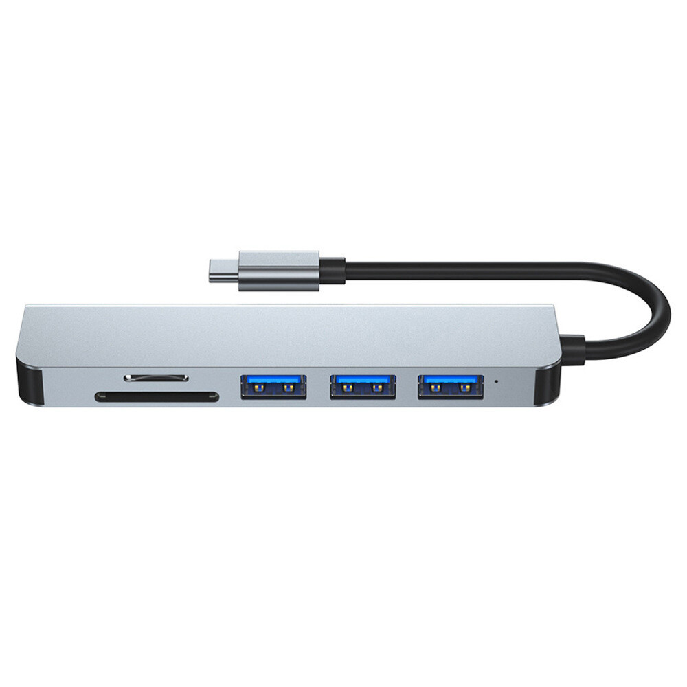 USB 3.0 Hub for Laptop with Charging Ports - Multi-Port Adapter & Data Splitter  