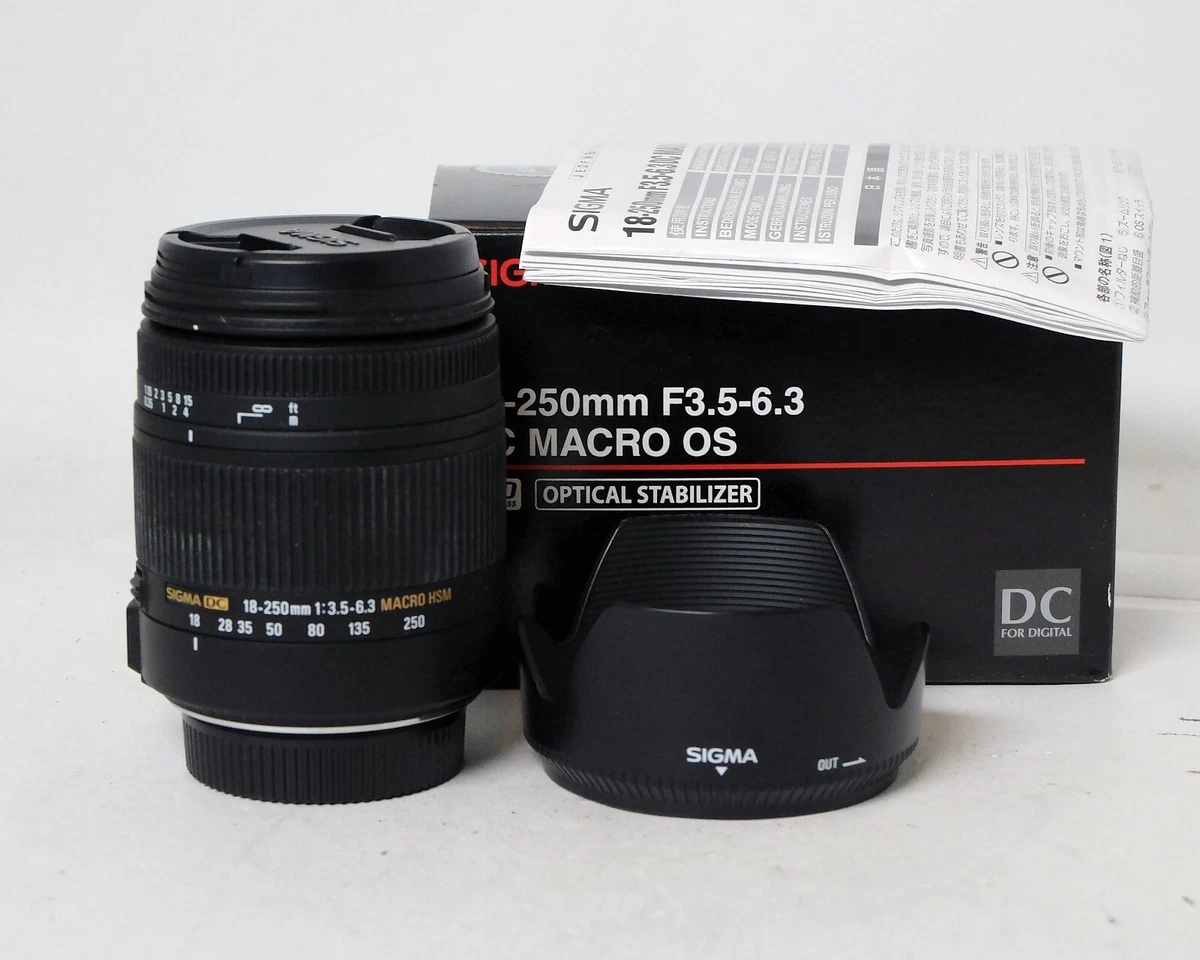 Sigma Camera Lenses for Nikon 18-250mm Focal for sale | eBay