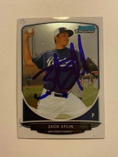 Zach Eflin Signed Bowman #BCP135 2013 MINI Card San Diego Padres Auto MLB RAD