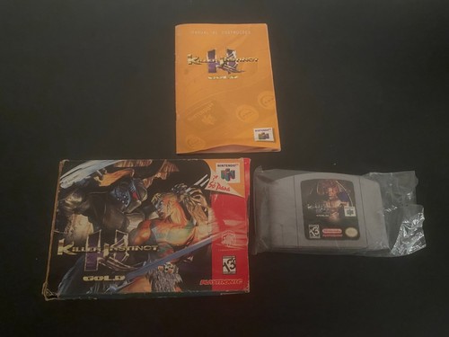Killer Instinct Gold Box + Handbuch (ohne Spielefach) - Nintendo 64 (N64)