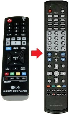 Replacement LG Remote Control AKB73735801 for BP430/BP440/BP530R/BP540