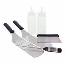 Yukon Glory BBQ Grill Set 888 Premium 6 Piece Griddle Utensil Tool Set Outdoor