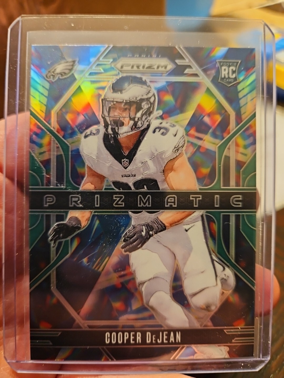 2024 Panini Prizm - Prizmatic #6 Cooper DeJean - Rookie - Philadelphia Eagles