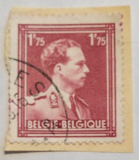 Belgium Postage ~ Daily Postage 1¾ Francs ~ King Leopold III ~ Used/Posted ~1945
