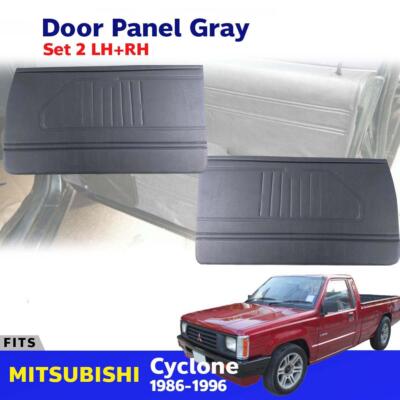 For Mitsubishi Mighty Max Pickup 1986-96 Door Panel Gray Pair | eBay