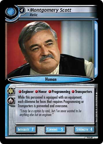 Montgomery Scott, Relic - Strange New Worlds - Star Trek CCG 2E - Picture 1 of 1