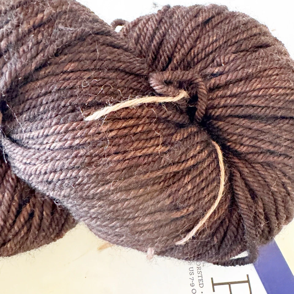 MALABRIGO 'RIOS' 210 YARDAS - LANA MERINO SUPERWASH (1) HANK - #624 HILO CACAO NUEVO CON ETIQUETAS Foto 3 de 4