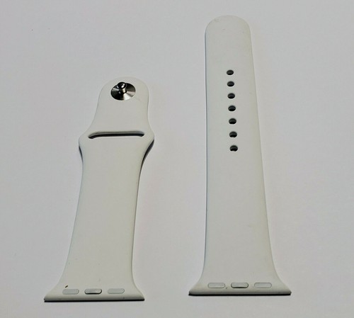 Unused Original WHITE Apple Watch Sport Band 38mm LARGE M/L MJ4E2ZM/A in Bulk Pk