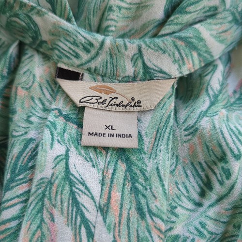 Bob Timberlake sleeveless summer Tropical Maxi dress size XL tall - Picture 10 of 17